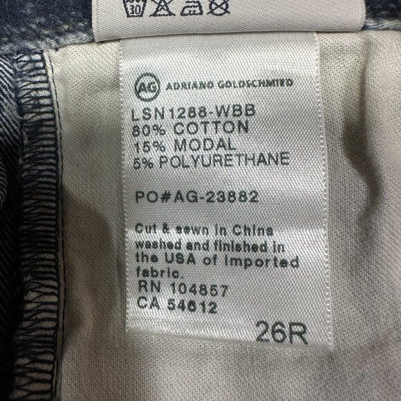 AG Adriano Goldschmied Jeans Womens 26 The Legging Super Skinny Digital Luxe - Picture 7 of 11